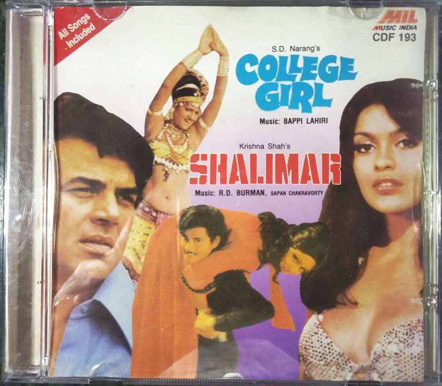 College Girl (1977) Bappi Lahiri / Shalimar (1978) R.D. Burman & Sapan Chakravorty Pre-Owned Music India, Polygram Audio CD