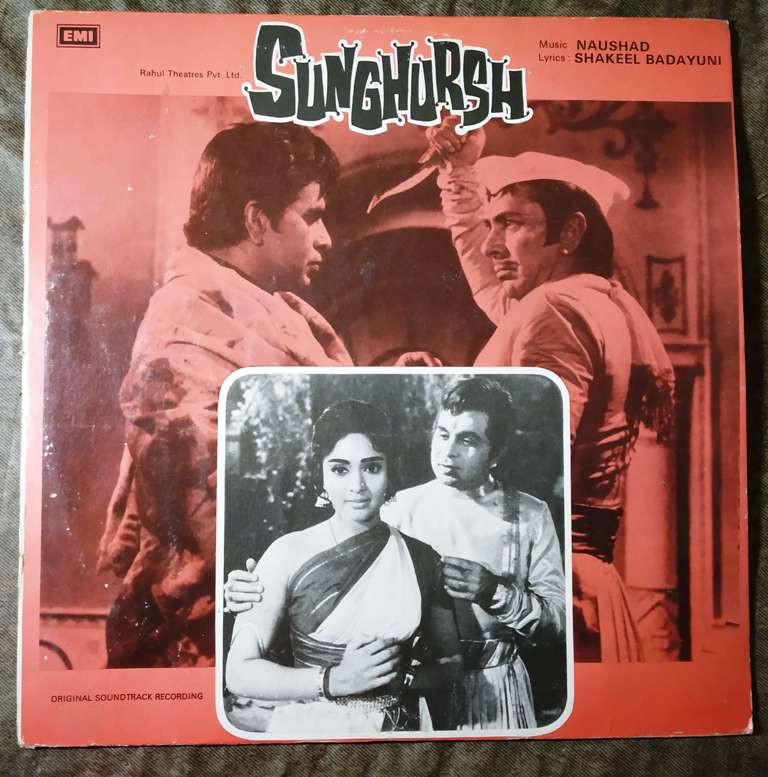 Sanghursh (1968) Naushad Pre-Owned Vinyl, 12" LP Record