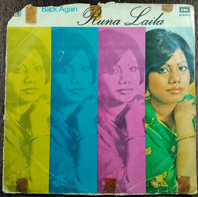 Runa Laila - Back Again (1979) Alauddin Ali & Praachin Pre-Owned HMV Vinyl, 12" LP Record