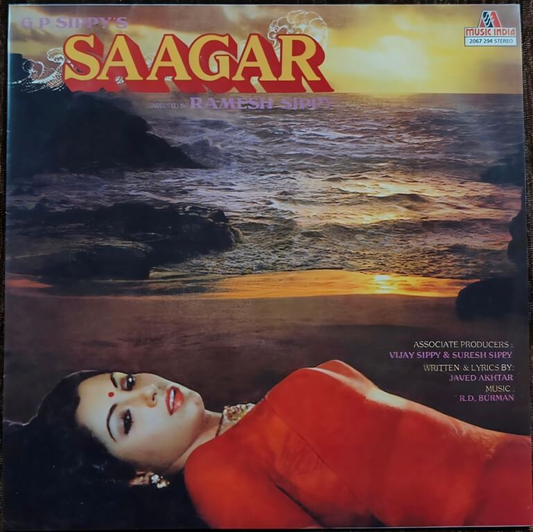 Saagar (1985) R. D. Burman Pre-Owned Vinyl, 7" 45 RPMMusic India SP Record