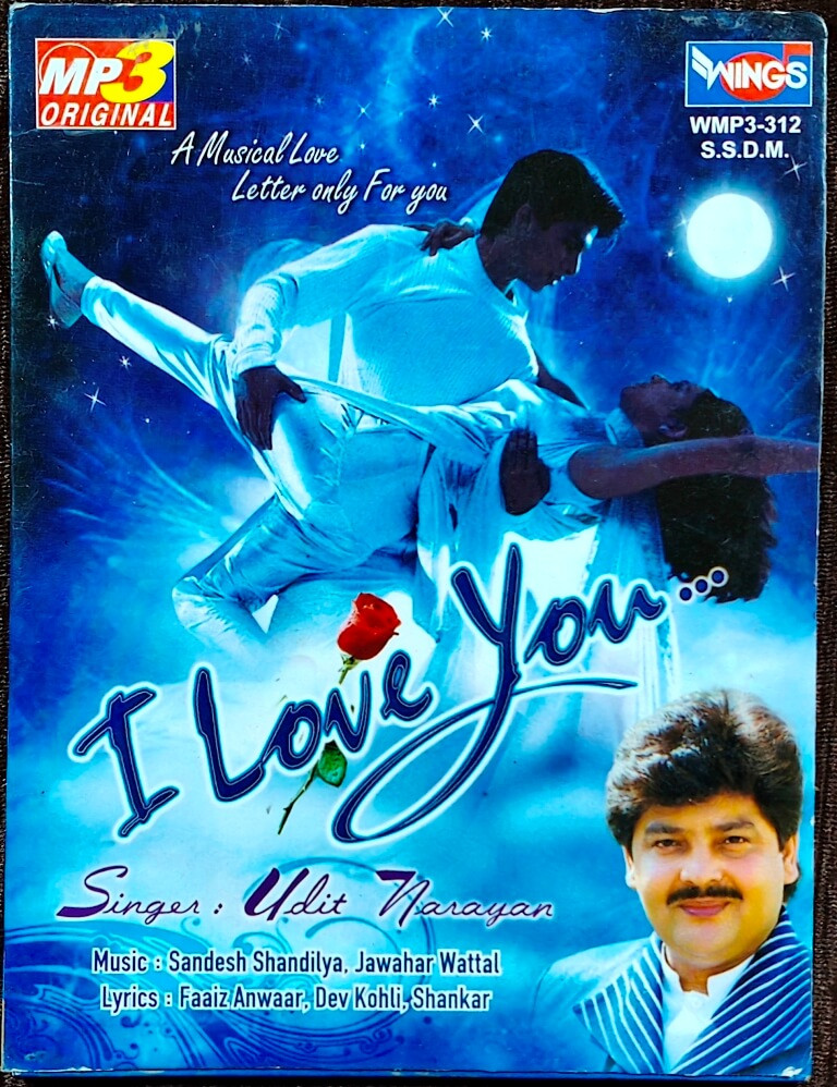 Udit Narayan - I Love You (A Musical Love Letter Only For You) (2009) Non Filmy Music Album Pre-Owned Wings Audio MP3 CD