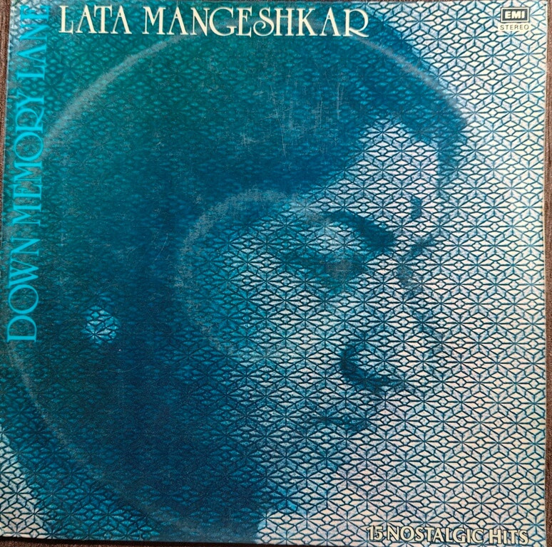 Lata Mangeshkar – Down Memory Lane (1981) Bollywood OST Compilation Pre-Owned Vinyl, 12" His Master's Voice LP Record