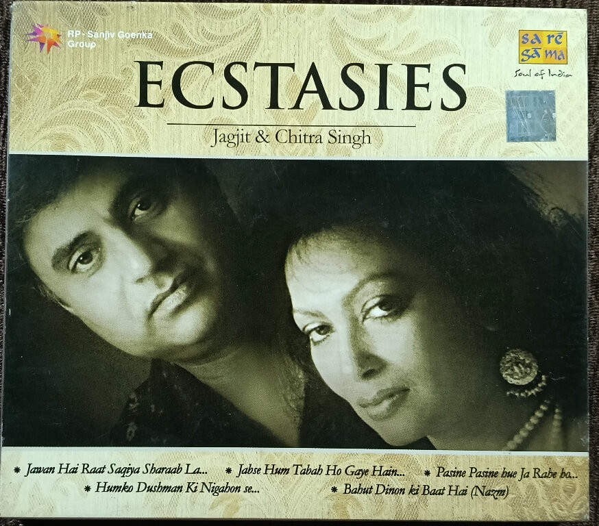 Jagjit & Chitra Singh – Ecstasies (1984)  Music By – Jagjit Singh Pre-Owned Saregama Audio CD