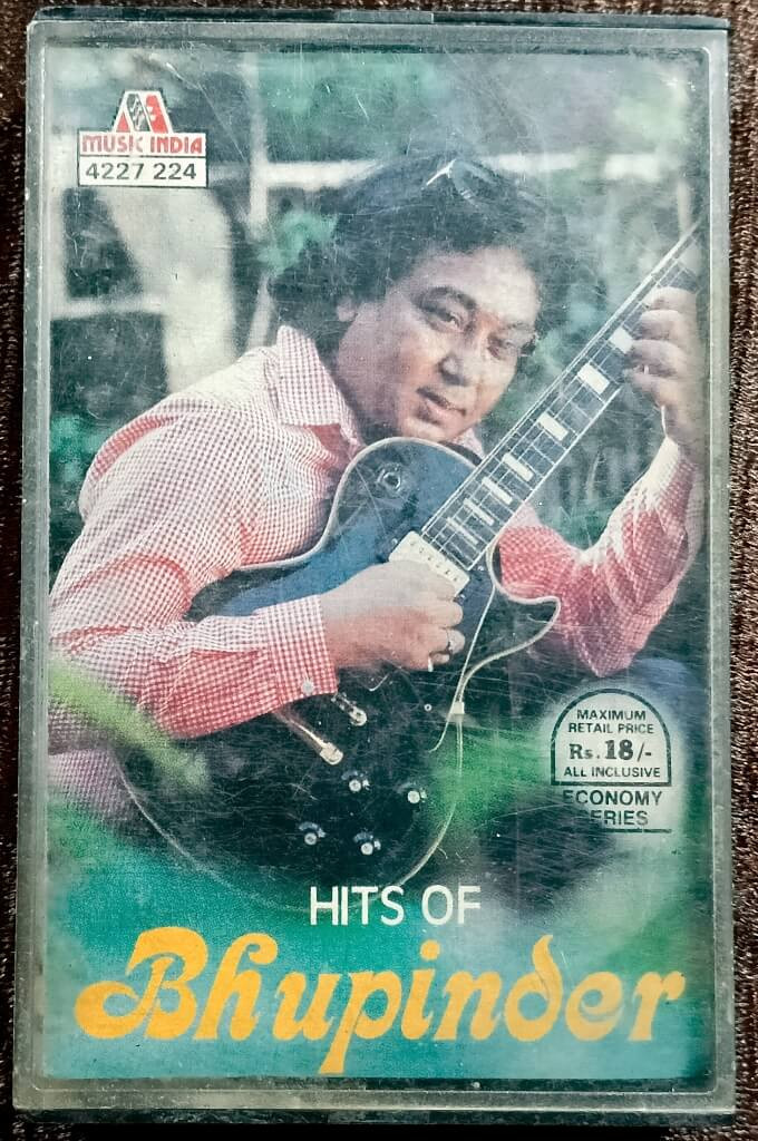 Bhupinder Singh - Hits Of Bhupinder (1988) Bollywood OST Compilation Pre-Owned Music India Audio Cassette