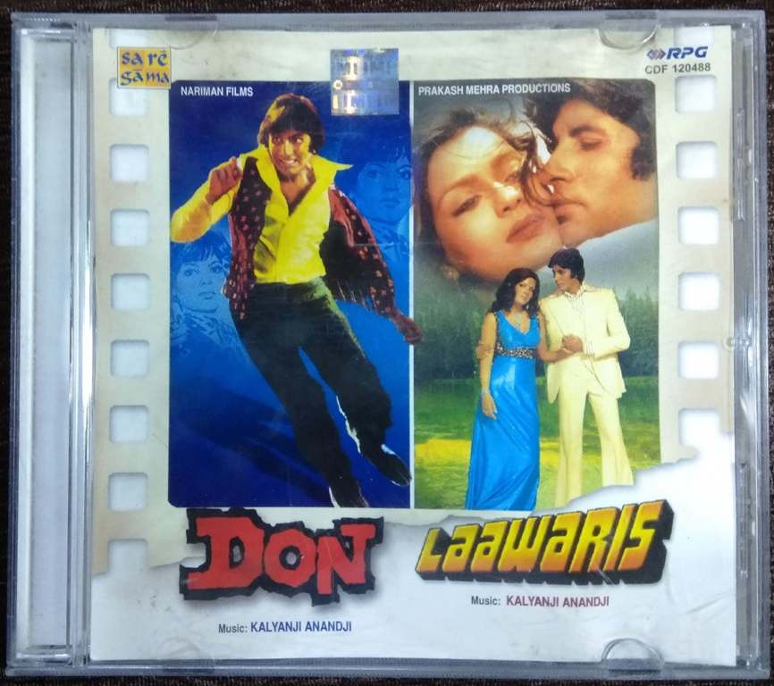 Don (1977) Kalyanji-Anandji / Laawaris (1981) Kalyanji-Anandji Pre-Owned Saregama, Rpg Audio CD