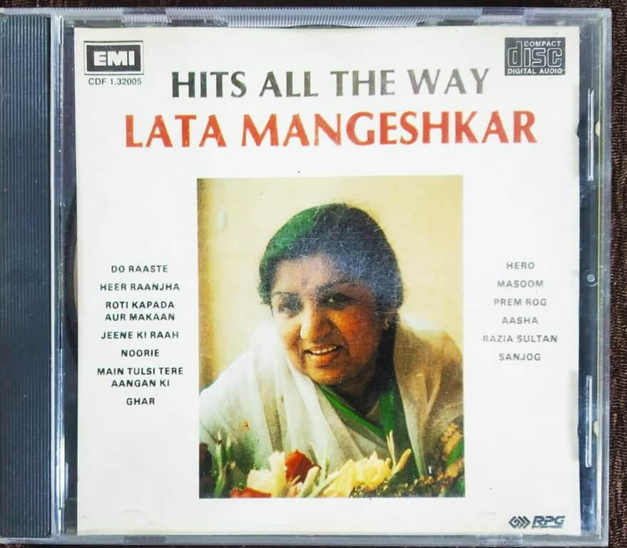 Lata Mangeshkar - Hits All The Way (1988) Pre-Owned EMI Imported Audio CD