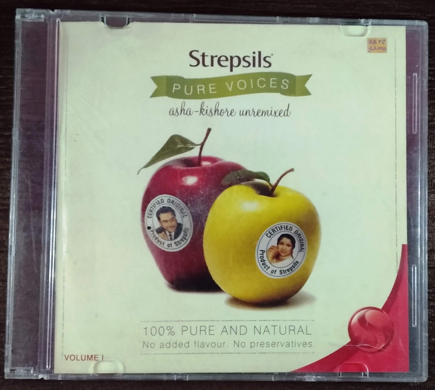 Asha & Kishore - Unremixed - Strepsils Pure Voices Vol 1 (2005) Pre-Owned SA RE GA MA, RPG Audio CD