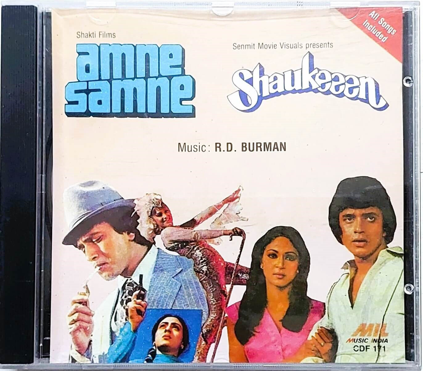 Amne Samne / Shaukeeen (1982-1982) Rahul Dev Burman - Rahul Dev Burman  Pre-Owned Music India-PolyGram  Audio CD