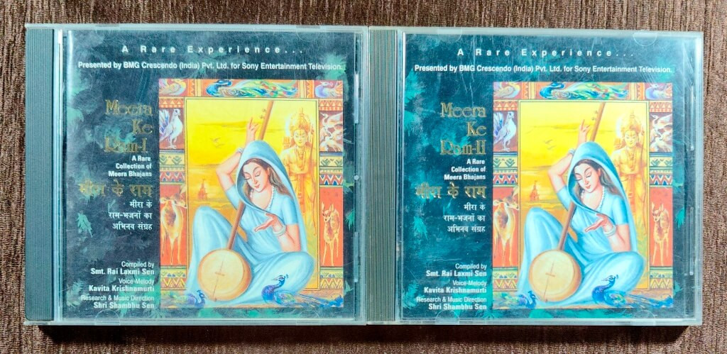 Kavita Krishnamurti – Meera Ke Ram Vol. 1 & Vol. 2 (1996) Music Direction by Shri Shambhu Sen Devotional Music Album Pre-Owned BMG Crescendo Double Audio CD
