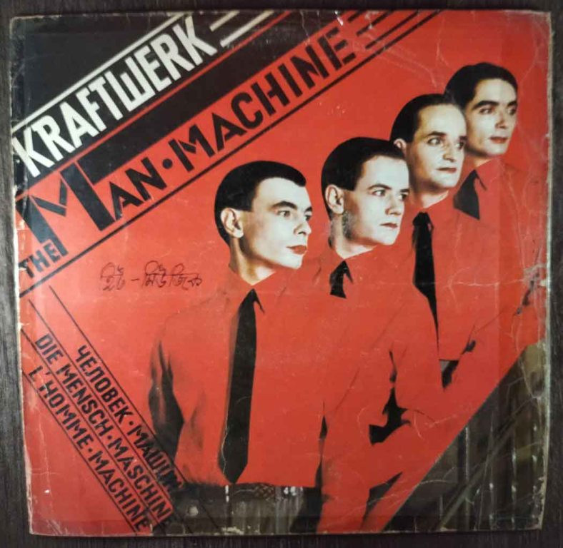 Kraftwerk – The Man Machine (1978) Album Pre-Owned Vinyl, 12" LP Record