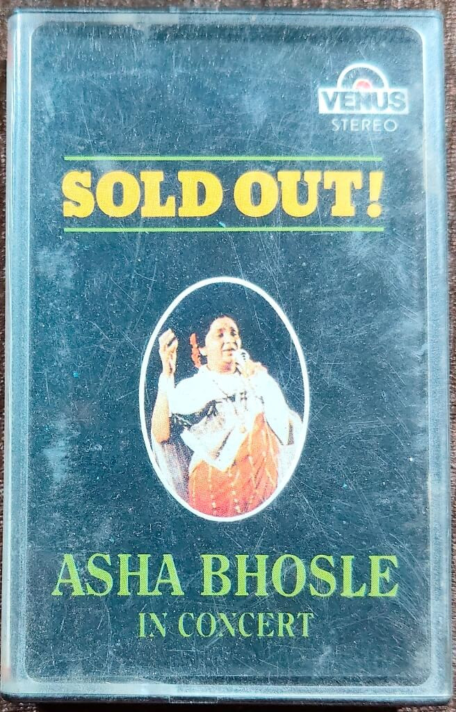 Asha Bhosle – Sold Out - Asha Bhosle In Concert (1984) Pre-Owned Venus Audio Cassette