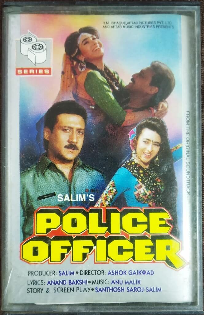 Police Officer (1992) Anu Malik Pre-Owned Aftab Music, S Series Audio Cassette