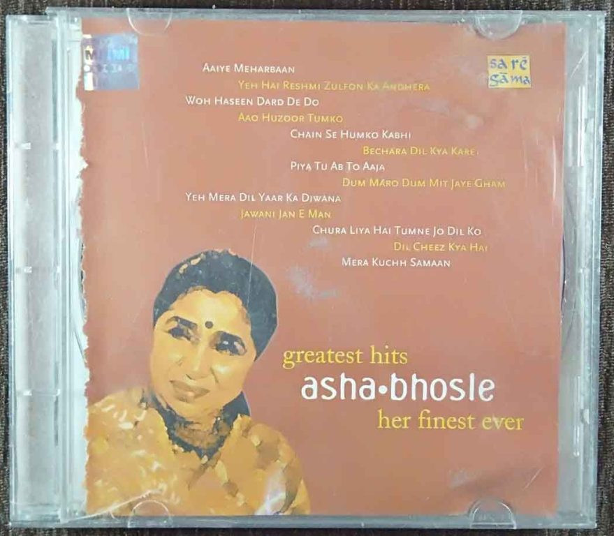 Asha Bhosle - Greatest Hits - Her Finest Ever (2004) Compilation Pre-Owned SA RE GA MA, RPG Audio CD
