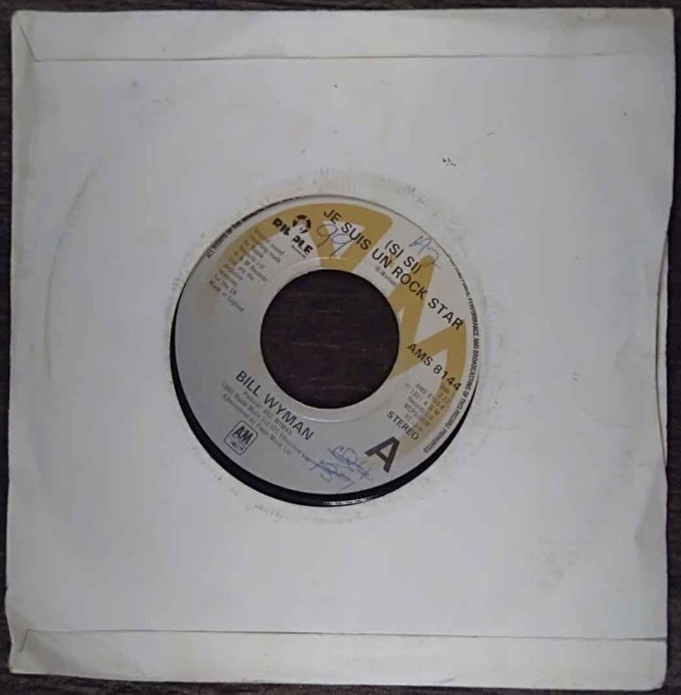 Bill Wyman – (Si Si) Je Suis Un Rock Star (1981) Bruce Rowlands & Jim Phantom Pre-Owned Vinyl, 7" Imported EP Record