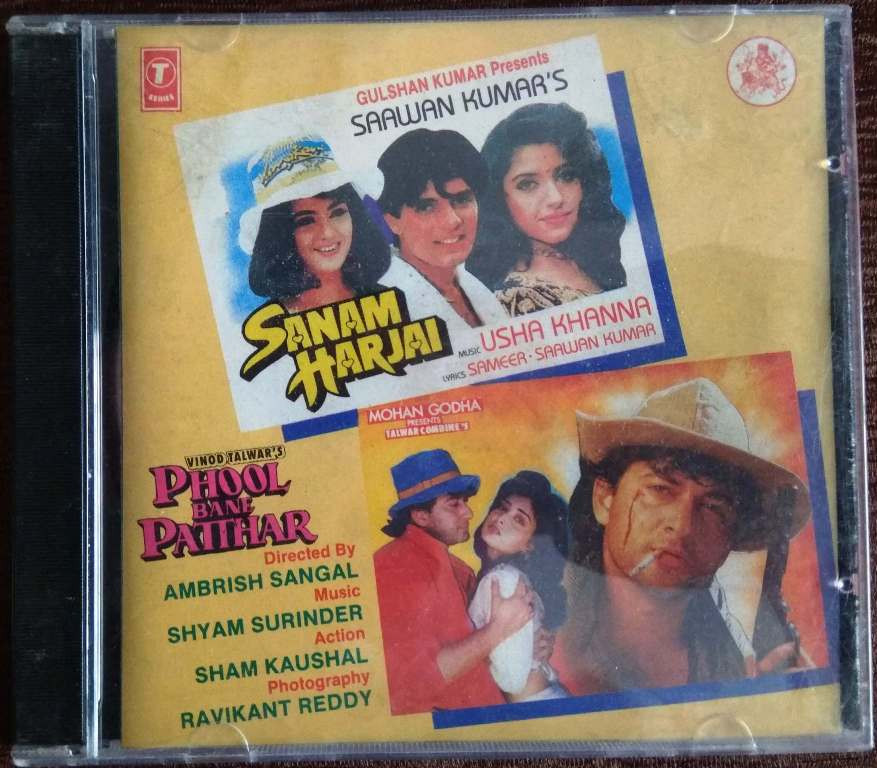 Sanam Harjai (1995) Usha Khanna - Phool Bane Patthar (1995) Shyam Surinder Pre-Owned T-Series Audio CD