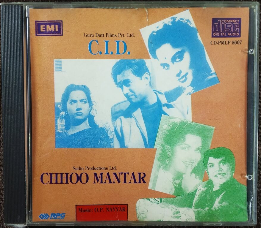 C.I.D. (1956) O.P. Nayyar / Chhoo Mantar (1956) O.P. Nayyar Pre-Owned  Imported Audio CD