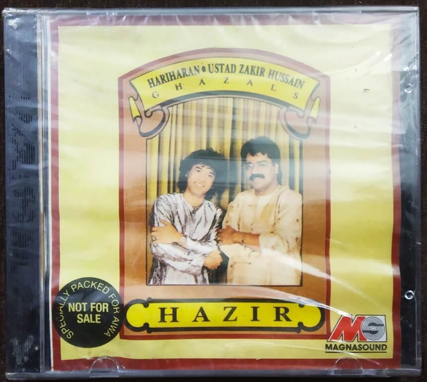 Hariharan & Ustad Zakir Hussain - Hazir (1992) A. Hariharan Pre-Owned Magnasound Audio CD