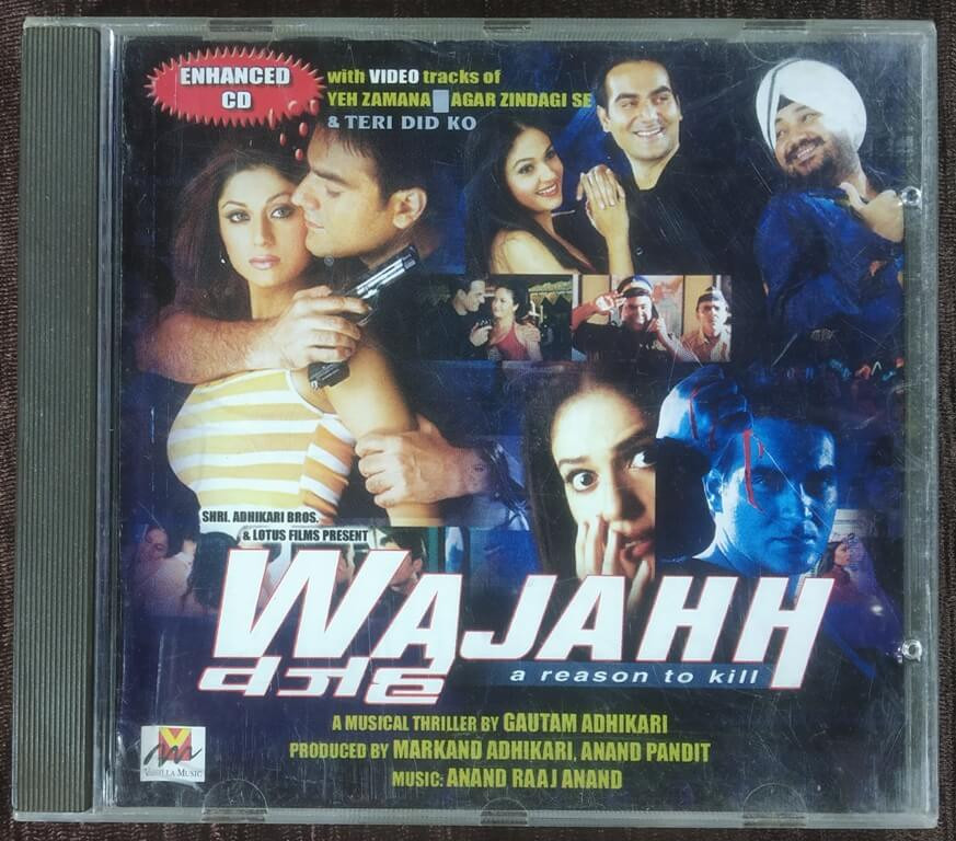 Wajahh (A Reason To Kill) (2004) Anand Raaj Anand Pre-Owned V Music Audio CD