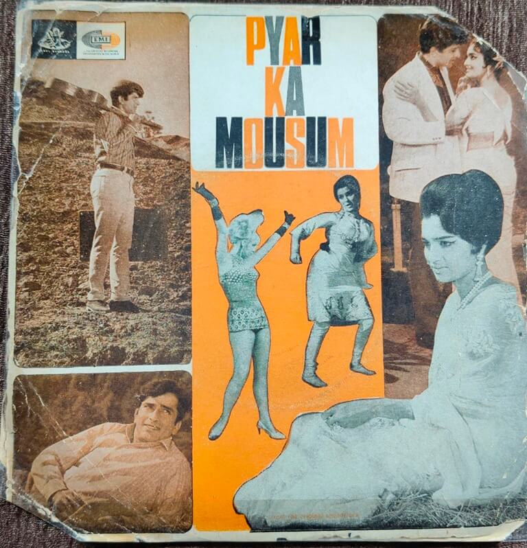Pyar Ka Mousum (1968) R. D. Burman Pre-Owned Vinyl, 7" Angel Records EP Record