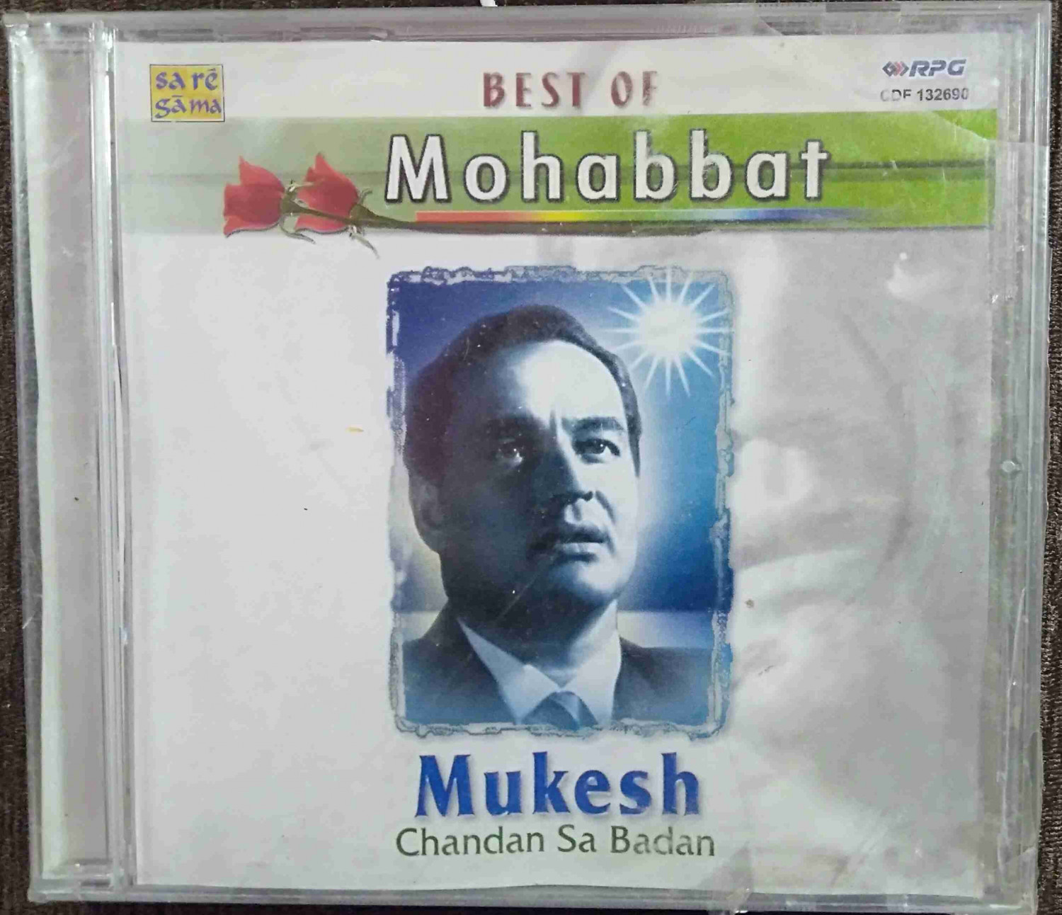Mukesh - Best Of Mohabbat - Chandan Sa Badan (2002) Compilation Pre-Owned SA RE GA MA, RPG Audio CD