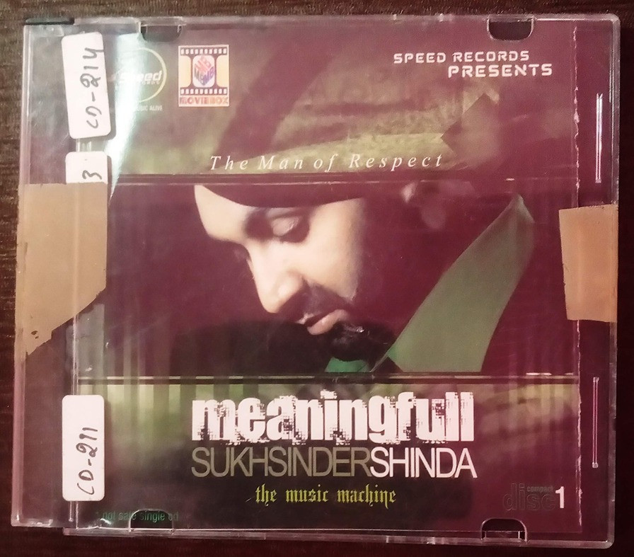 Sukshinder Shinda - Meaningfull - The Music Machine - Vol 1 Sukshinder Shinda Pre-Owned Speed Records Audio CD
