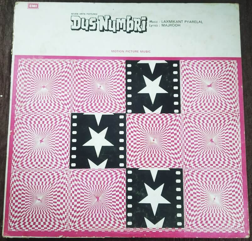 Dus Numbari (1976) Laxmikant-Pyarelal Pre-Owned Vinyl, 12" LP Record