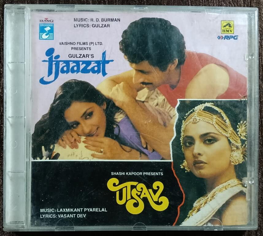 Ijaazat (1988) R D Burman / Utsav (1984) Laxmikant-Pyarelal Bollywood OST Pre-Owned BMG Crescendo - HMV Audio CD