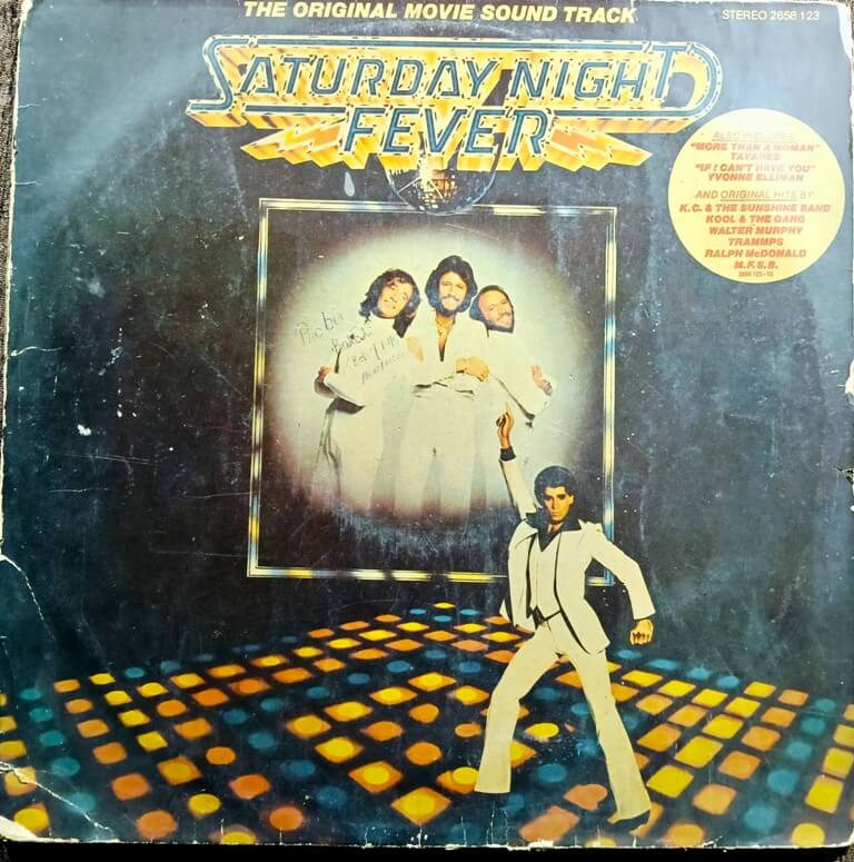 Saturday Night Fever (1977) Compilation Pre-Owned RSO Vinyl, 12" Double LP Record Set