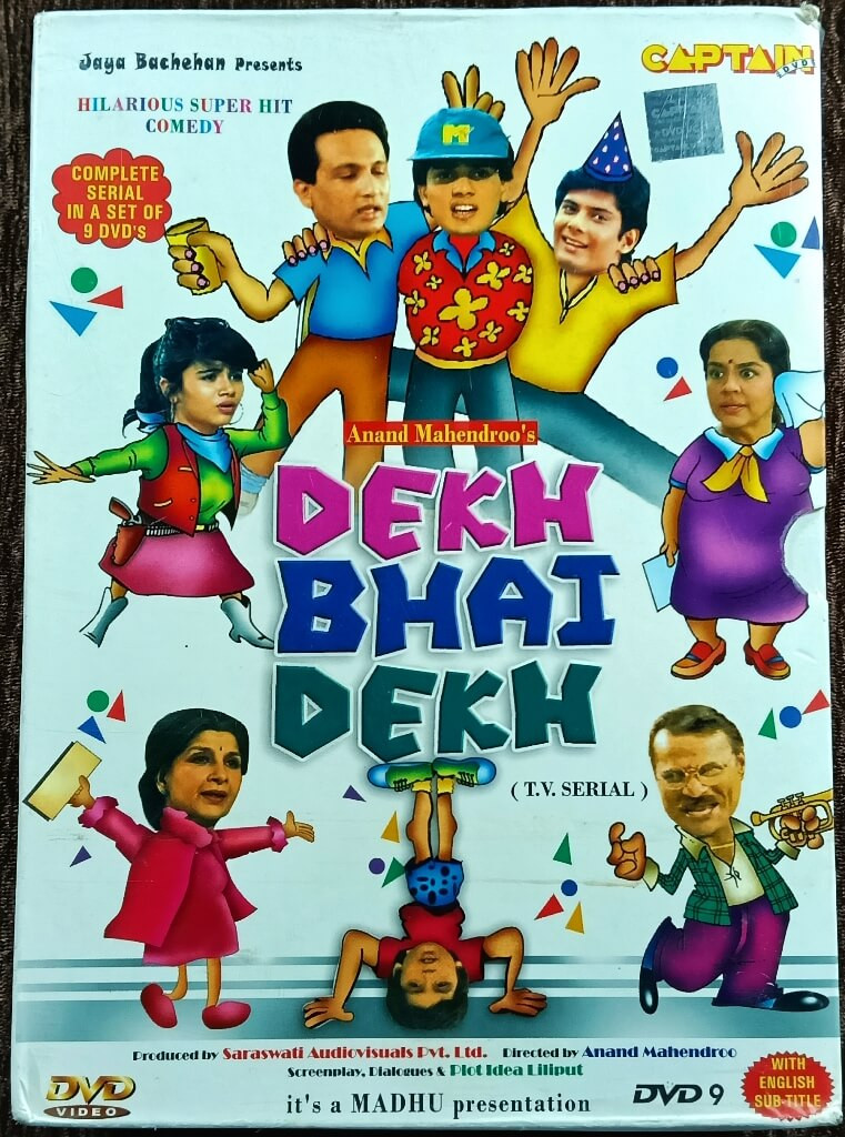 Dekh Bhai Dekh (1993) TV Serial Director - Anand Mahendroo Pre-Owned Captain (Complete Serial In A Set Of 9 DVD's) DVD CD