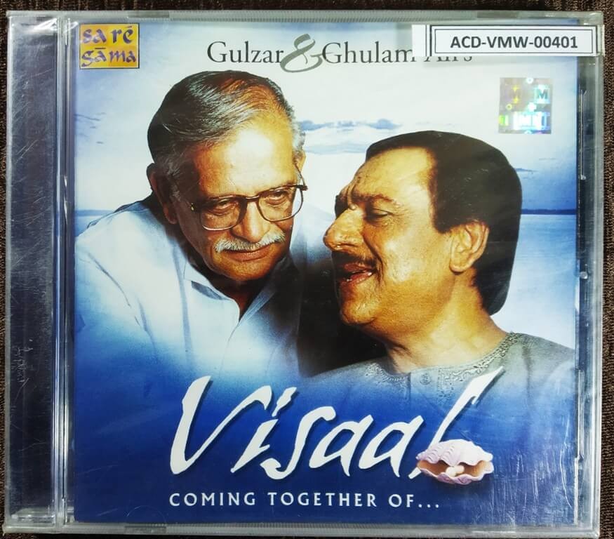 Gulzar & Ghulam Ali - Visaal Coming Together Of (2001) Amar Haldipur Pre-Owned SA RE GA MA, RPGAudio CD