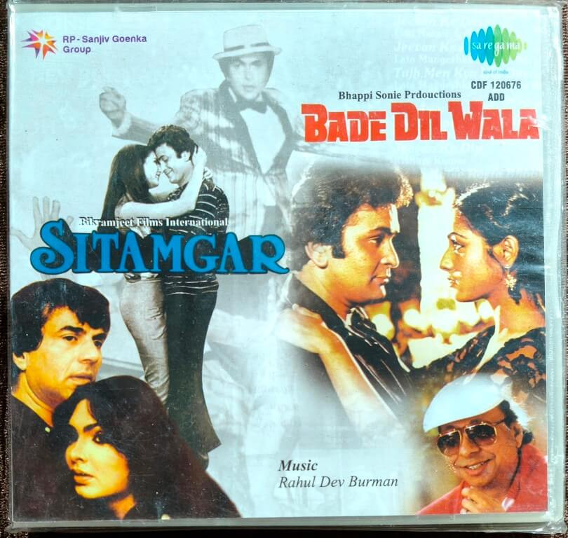 Sitamgar (1984) Rahul Dev Burman / Bade Dil Wala (1982) Rahul Dev Burman Pre-Owned Saregama – RP-Sanjiv Goenka Group Audio CD