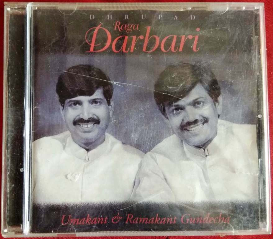 Dhrupad Umakant & Ramakant  Gundecha - Raga Darbari (1998) Pre-Owned Audiorec Records Audio CD"