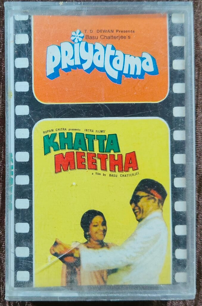 Priyatama (1977) Rajesh Roshan / Khatta Meetha (1977) Rajesh Roshan Pre-Owned Music India Audio Cassette