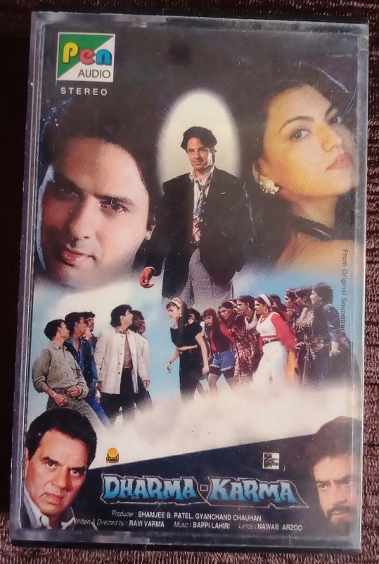 Dharma Karma (1997) Bappi Lahiri Pre-Owned Pen Audio Audio Cassette