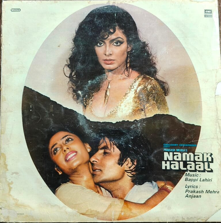 Namak Halaal (1982) Bappi Lahiri Pre-Owned Vinyl, 12" His Master's Voice with Gatefold Jacket LP Record