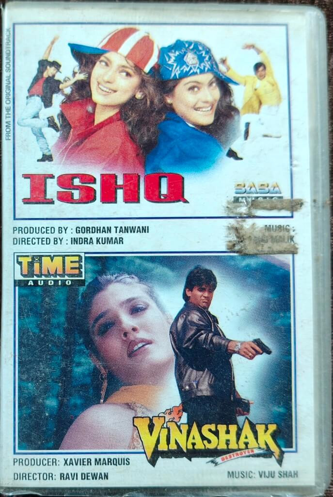 Ishq (1997) Anu Malik / Vinashak (1997) Viju Shah Pre-Owned Baba Music Audio Cassette