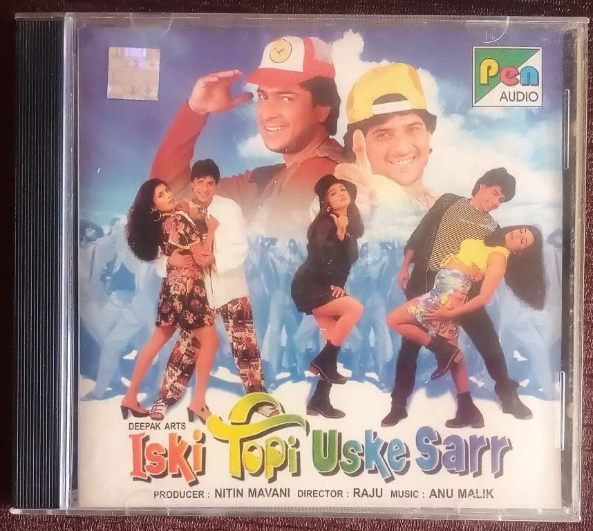 Iski Topi Uske Sarr (1997) Anu Malik Pre-Owned Pen Audio Audio CD