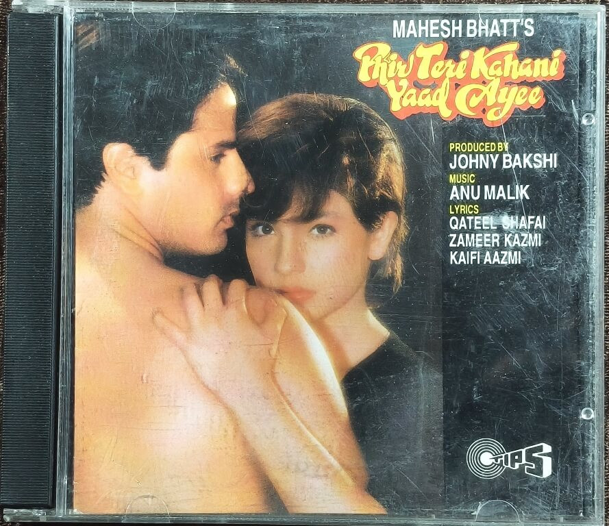 Phir Teri Kahani Yaad Ayee (1993) Anu Malik Bollywood OST Title Pre-Owned Tips Audio CD