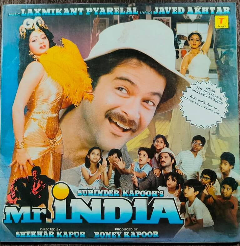 Mr. India (1986) Laxmikant-Pyarelal Pre-Owned Vinyl, 12" T-Series LP Record