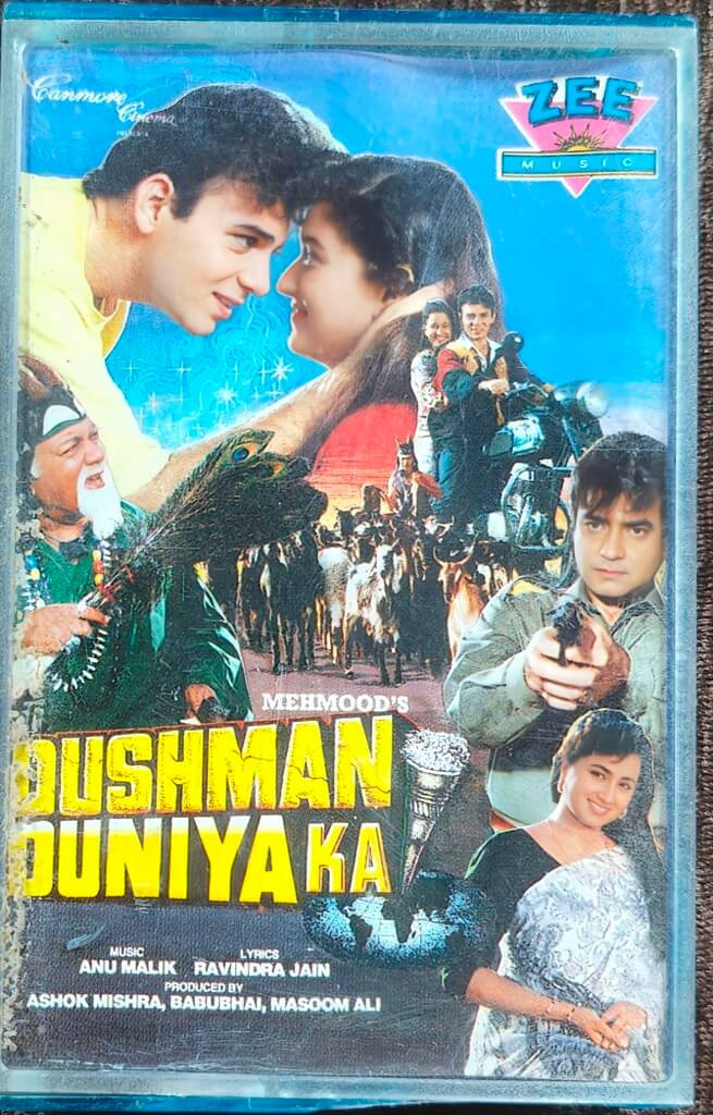 Dushman Duniya Ka (1995) Anu Malik Pre-Owned Zee Music Audio Cassette