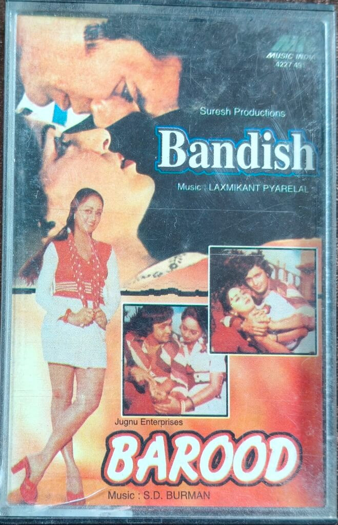 Bandish (1980) Laxmikant-Pyarelal / Barood (1975) S.D. Burman Pre-Owned PolyGram Audio Cassette