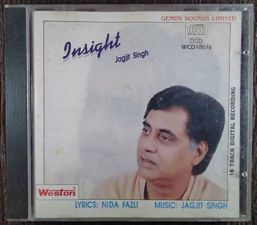 Jagjit Singh - Insight (1993) Jagjit Singh Pre-Owned Weston Audio CD