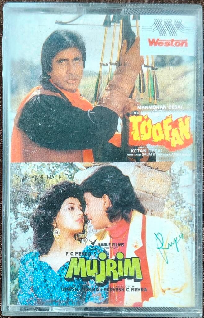 Toofan (1989) Anu Malik / Mujrim (1989) Anu Malik Pre-Owned Weston Audio Cassette