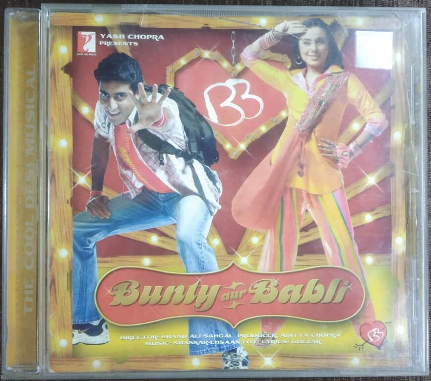 Bunty Aur Babli (2005) Shankar Mahadevan, Ehsaan Noorani, Loy Mendonca Pre-Owned Yash Raj Music Audio CD