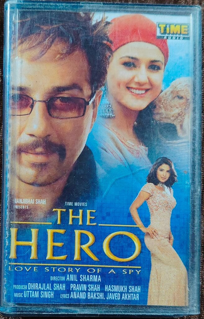 The Hero (Love Story Of A Spy) (2003) Uttam Singh Pre-Owned "Time Audio" Audio Cassette