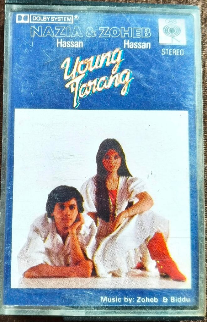 Nazia Hassan & Zoheb Hassan – Young Tarang (1984) Music By Biddu & Zoheb Pop Music Album Pre-Owned CBS Audio Cassette