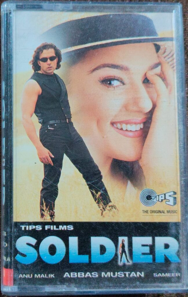 Soldier (1998) Anu Malik Pre-Owned Tips Audio Cassette