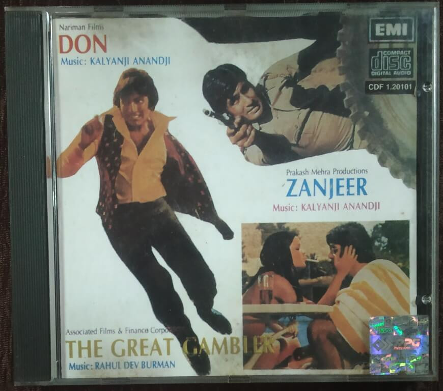 Don (1978) Kalyanji-Anandji / Zanjeer (1973) Kalyanji-Anandji / The Great Gambler (1979) R. D. Burman Pre-Owned EMI Imported Audio CD