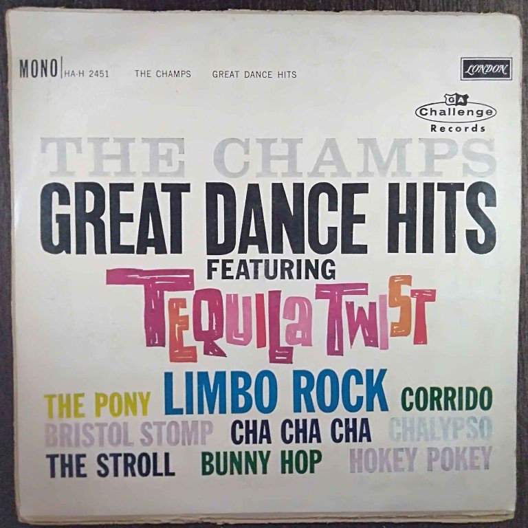 The Champs - Great Dance Hits (1962) Compilation Pre-Owned Vinyl, 12" LP Record