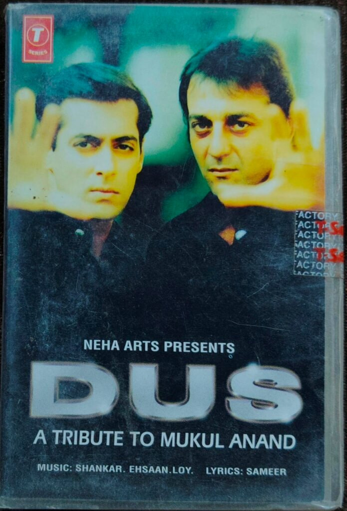 Dus (1999) Shankar Ehsaan Loy Bollywood OST Pre-Owned Audio T-Series Audio Cassette